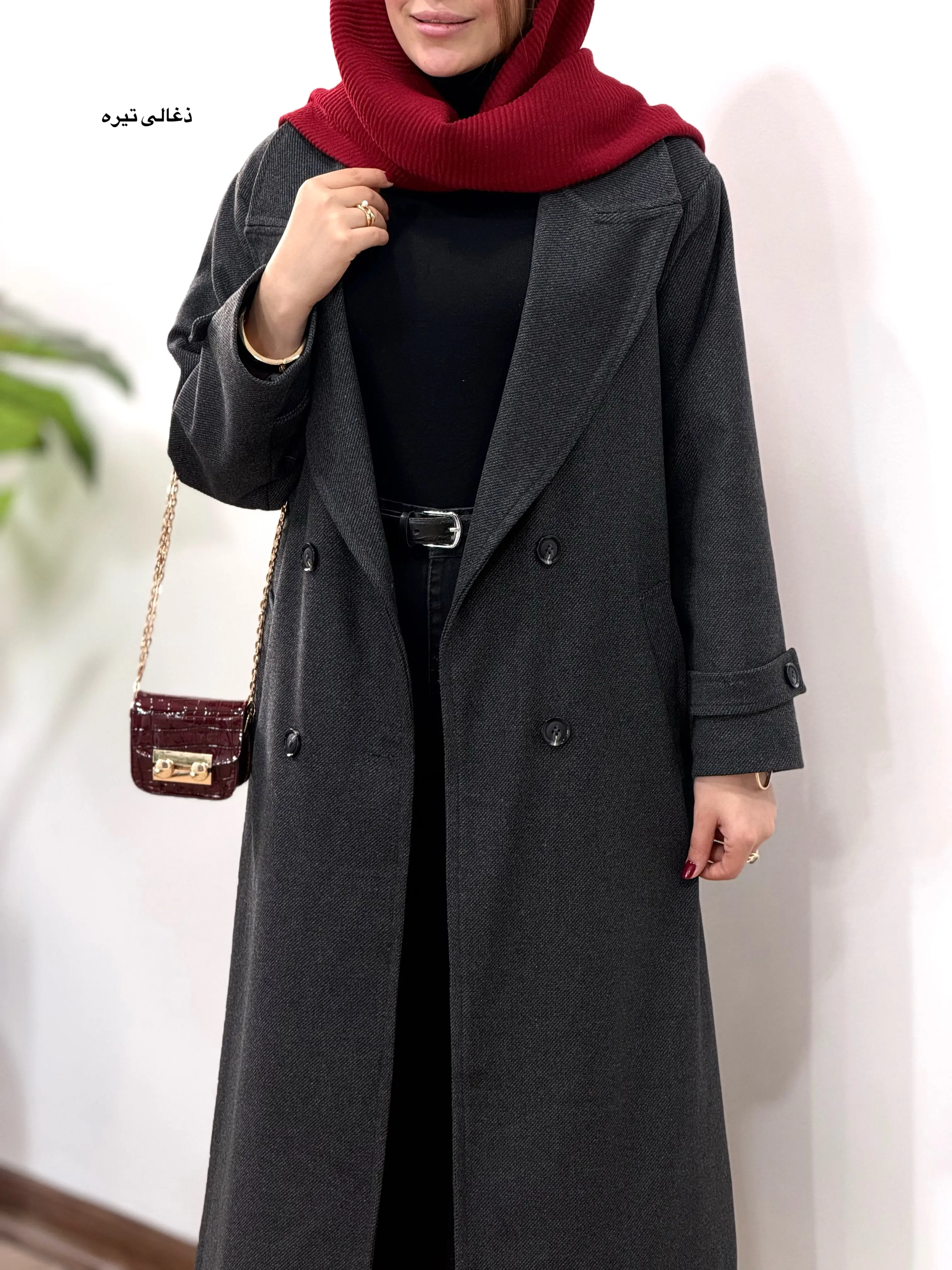 پالتو فوتر بلند آستردار بهگل 5